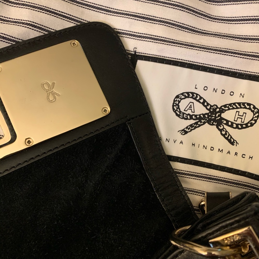 Anya Hindmarch Chain Leather Shoulder Bag - black - Picture 11 of 13